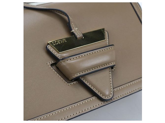 Borsa a Spalla Loewe Barcellona Marrone - vista 6