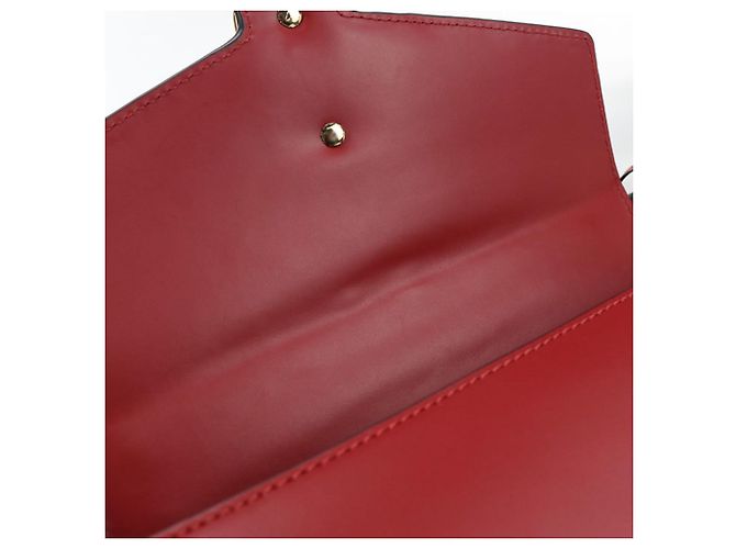 Borsa a Spalla Sylvie 421882 di GUCCI Rosso - vista 7