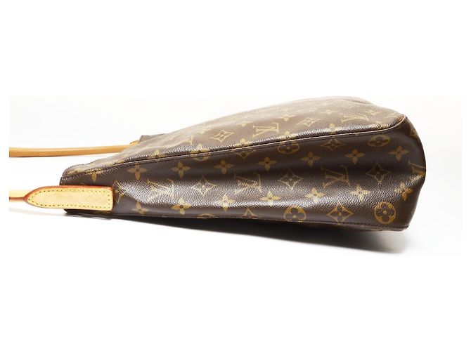 Borsa a Spalla Louis Vuitton Monogram Looping GM Marrone Monogramma - vista 3