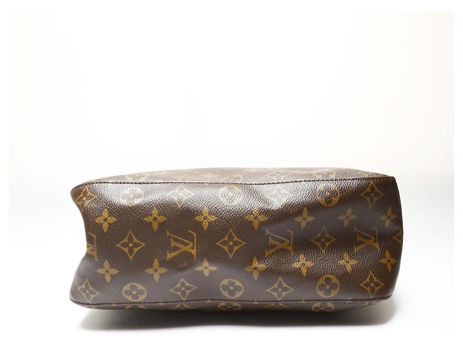 Borsa a Spalla Louis Vuitton Monogram Looping GM Marrone Monogramma - vista 7