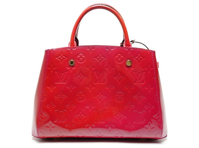 Borsa Vernis Montaigne BB Louis Vuitton 2015 Rosso - vista 2