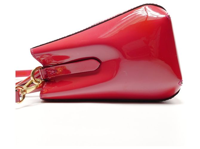Borsa Vernis Montaigne BB Louis Vuitton 2015 Rosso - vista 3