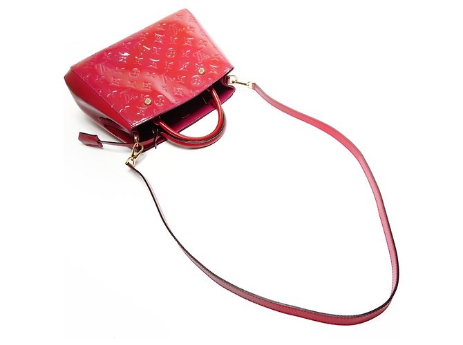 Borsa Vernis Montaigne BB Louis Vuitton 2015 Rosso - vista 8