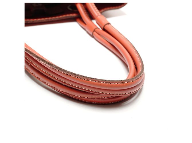 Borsa in pelle perforata Anagram Loewe Arancione - vista 13