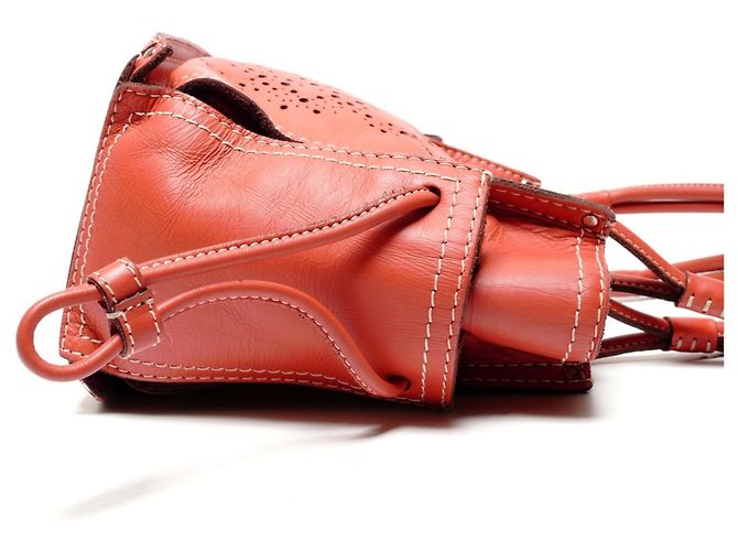 Borsa in pelle perforata Anagram Loewe Arancione - vista 5
