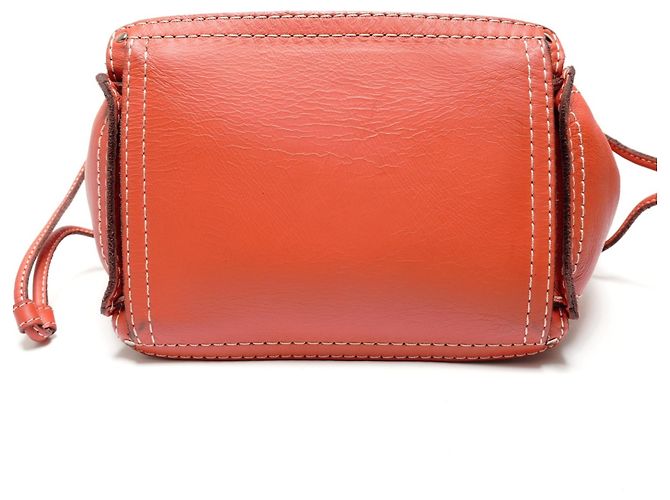 Borsa in pelle perforata Anagram Loewe Arancione - vista 8