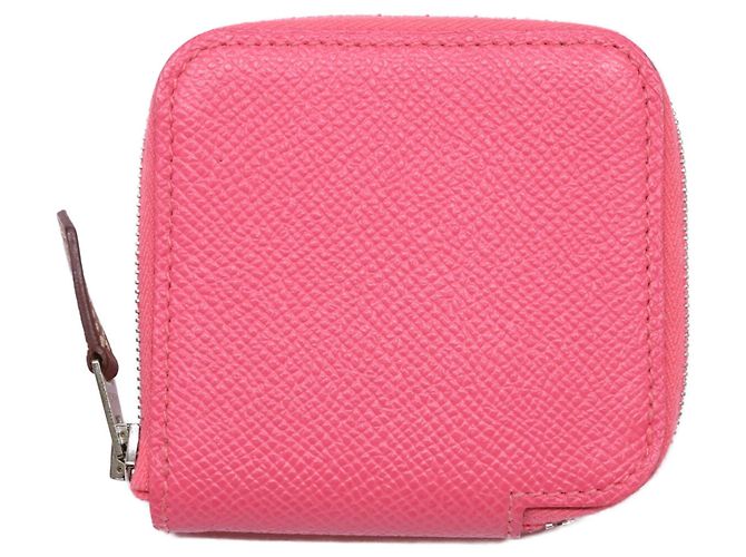 Monedero de cuero Epsom Azap con seda Hermès - vista 2