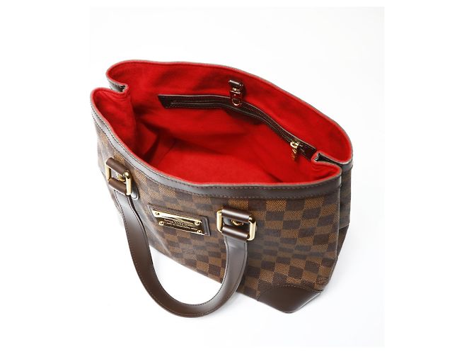 Borsa a mano Hampstead PM Damier Louis Vuitton Marrone - vista 12