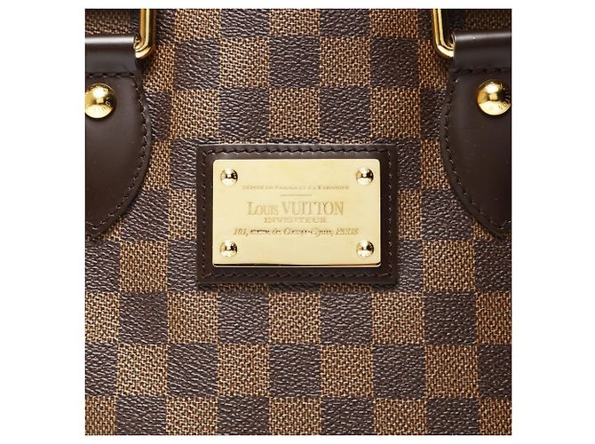 Borsa a mano Hampstead PM Damier Louis Vuitton Marrone - vista 8