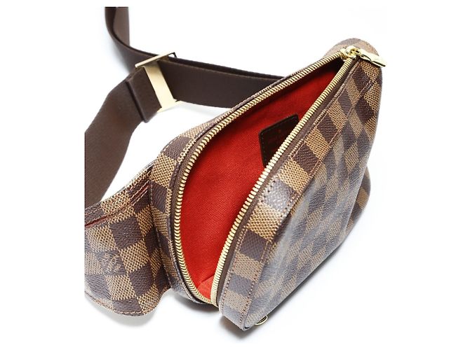 Borsa a Spalla Damier Geronimos Louis Vuitton Marrone - vista 11
