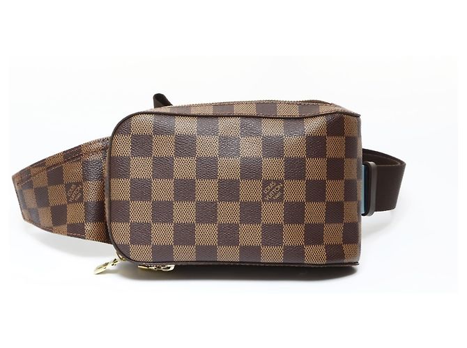 Borsa a Spalla Damier Geronimos Louis Vuitton Marrone - vista 2