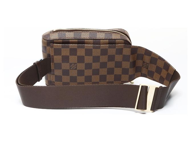 Borsa a Spalla Damier Geronimos Louis Vuitton Marrone - vista 3