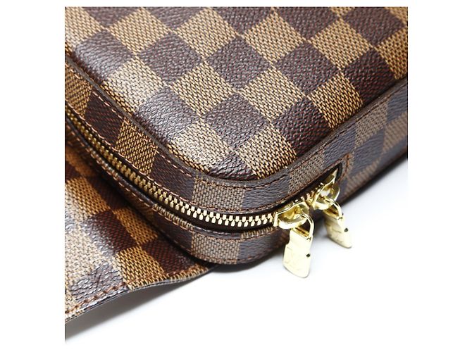 Borsa a Spalla Damier Geronimos Louis Vuitton Marrone - vista 6