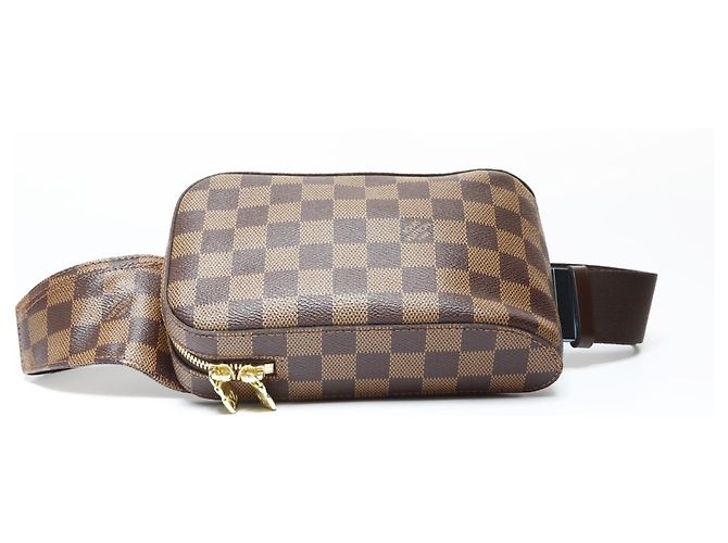 Borsa a Spalla Damier Geronimos Louis Vuitton Marrone - vista 8