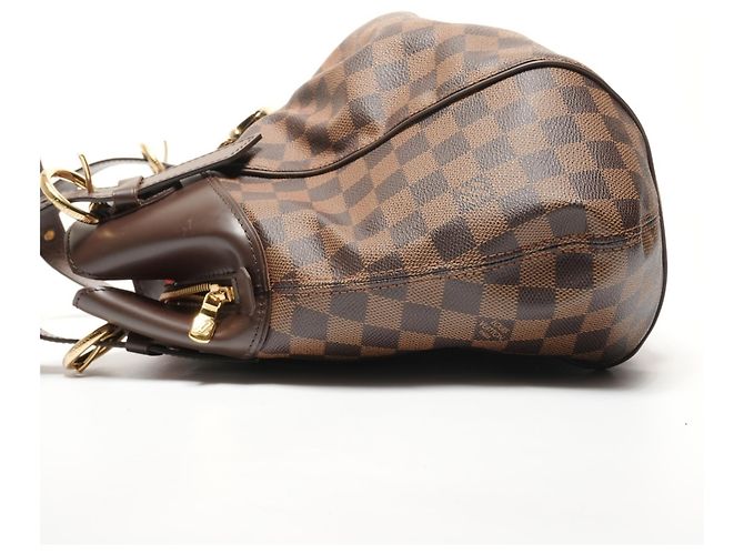 Borsa a Spalla Louis Vuitton Damier Sistine GM Marrone - vista 3