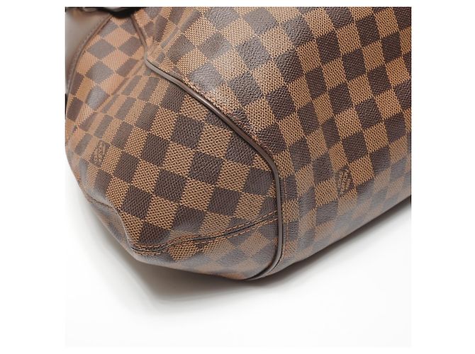 Borsa a Spalla Louis Vuitton Damier Sistine GM Marrone - vista 5
