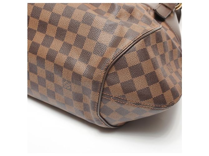 Borsa a Spalla Louis Vuitton Damier Sistine GM Marrone - vista 6