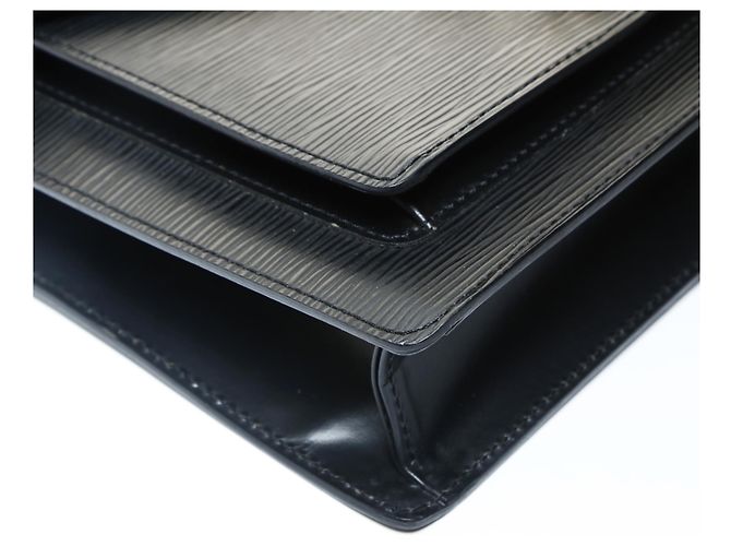Borsa Monceau Epi 2005 di Louis Vuitton Nero - vista 4