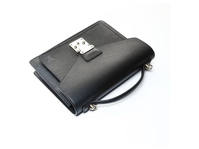 Borsa Monceau Epi 2005 di Louis Vuitton Nero - vista 8