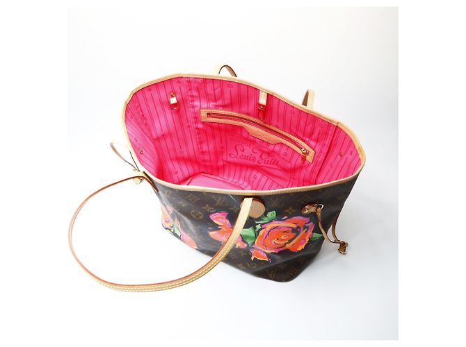 Borsa tote Neverfull MM Monogram Rose di Louis Vuitton Marrone Monogramma - vista 10