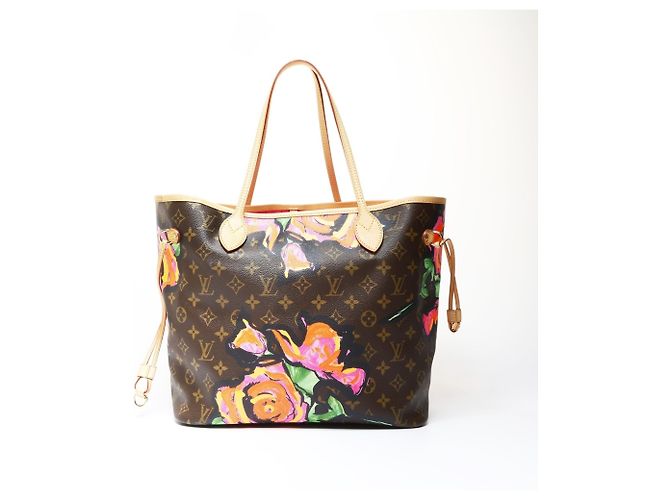 Borsa tote Neverfull MM Monogram Rose di Louis Vuitton Marrone Monogramma - vista 2