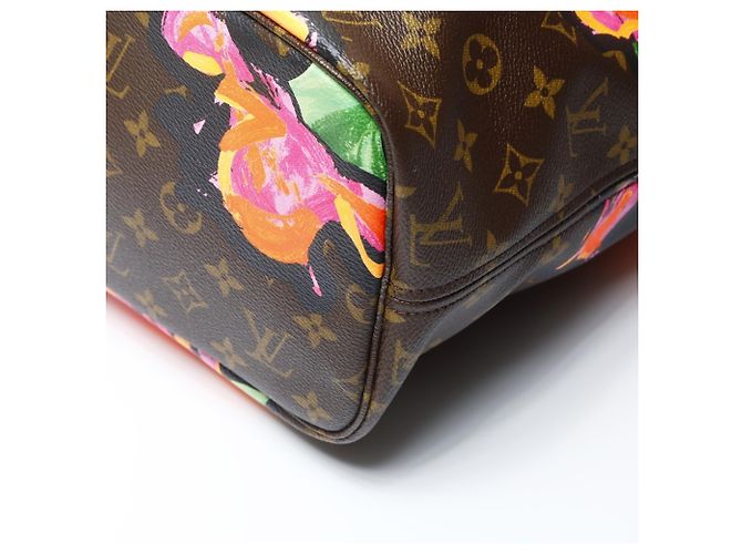 Borsa tote Neverfull MM Monogram Rose di Louis Vuitton Marrone Monogramma - vista 6