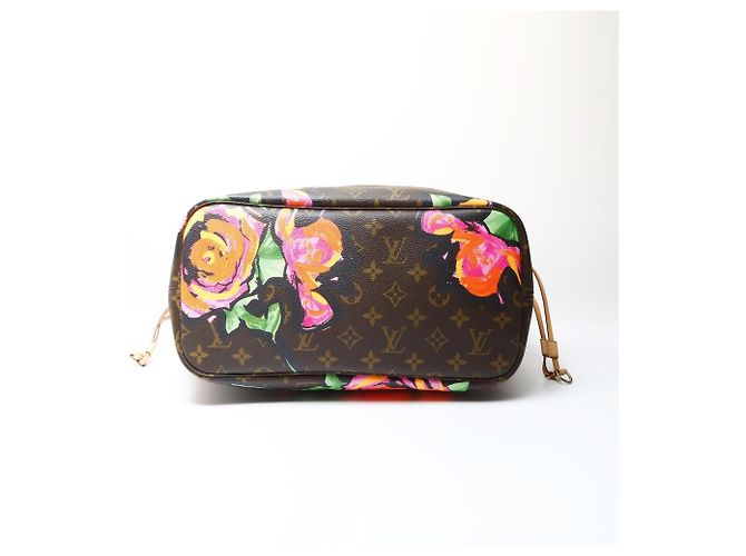 Borsa tote Neverfull MM Monogram Rose di Louis Vuitton Marrone Monogramma - vista 7