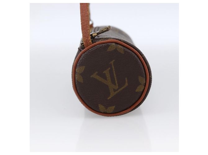 Pochette Papillon Monogram en Lona Mini Louis Vuitton Castaño - vista 3