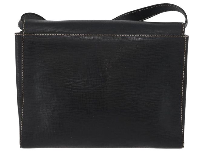 Céline Celine Circle Logo Leather Nero - vista 2