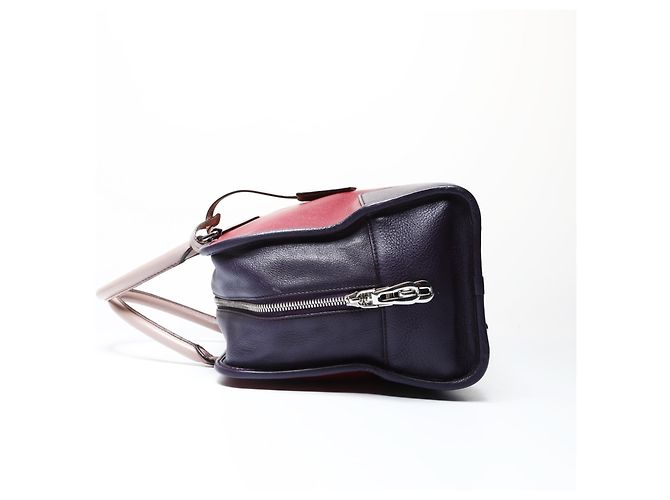 Borsa Loewe Amazona 36 Anagram Rosso - vista 3