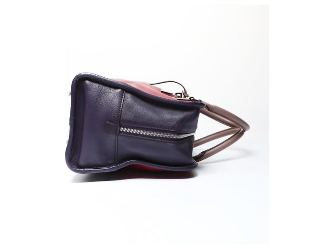 Borsa Loewe Amazona 36 Anagram Rosso - vista 4