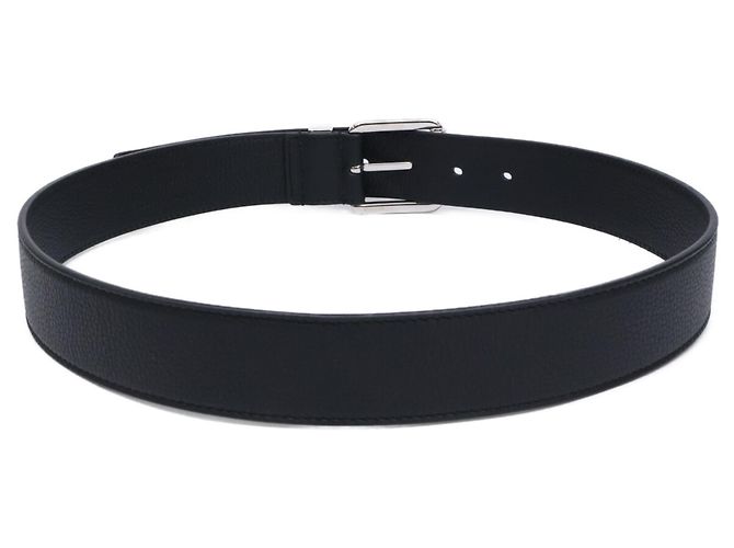 Christian Dior Leather Belt with Silver Hardware - view 3