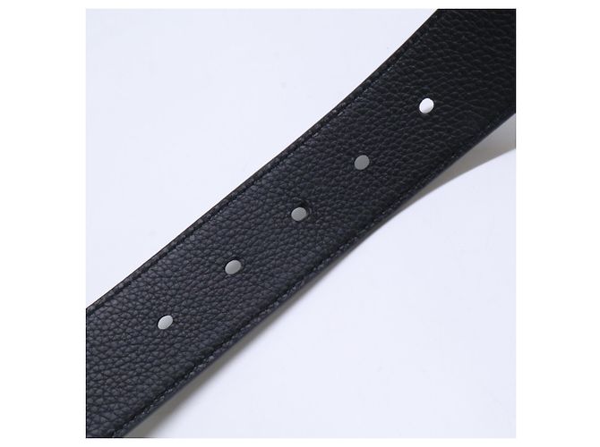 Christian Dior Leather Belt with Silver Hardware - view 7