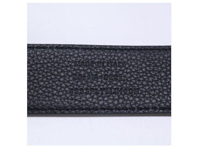 Christian Dior Leather Belt with Silver Hardware - view 8