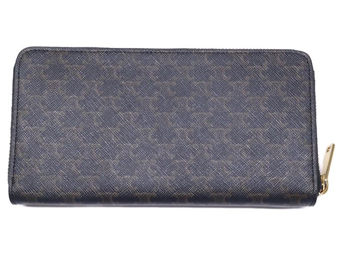 Céline Cartera grande con cremallera Celine en lona Triomphe - vista 6