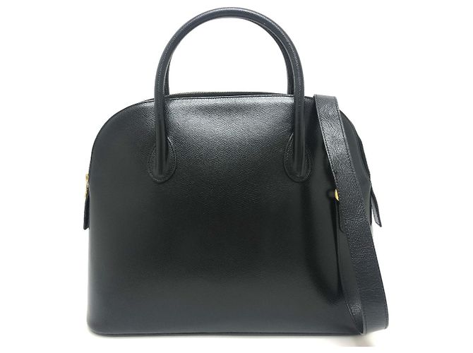 Céline Borsa tote grande 2-in-1 in pelle nera vintage Celine Nero - vista 2