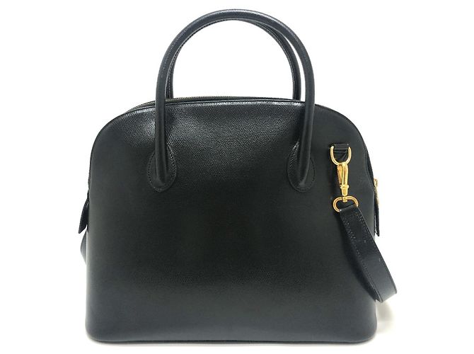Céline Borsa tote grande 2-in-1 in pelle nera vintage Celine Nero - vista 3