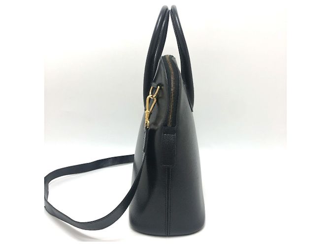 Céline Borsa tote grande 2-in-1 in pelle nera vintage Celine Nero - vista 4