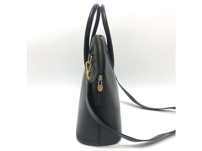 Céline Borsa tote grande 2-in-1 in pelle nera vintage Celine Nero - vista 5