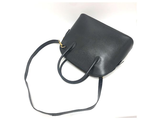 Céline Borsa tote grande 2-in-1 in pelle nera vintage Celine Nero - vista 9