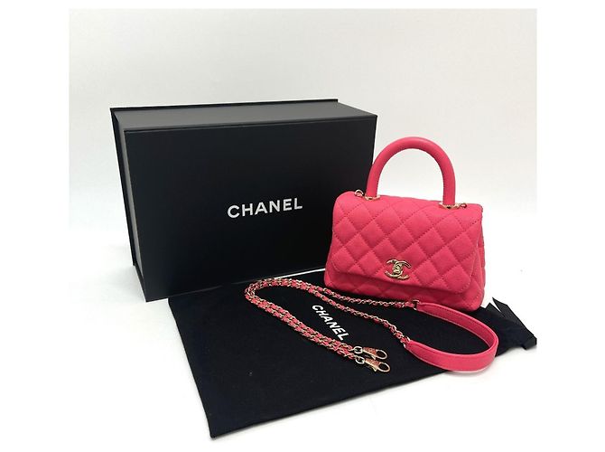 Chanel AS2215 Coco Handle XXS Borsa a Mano 2 in 1 Rosa - vista 18