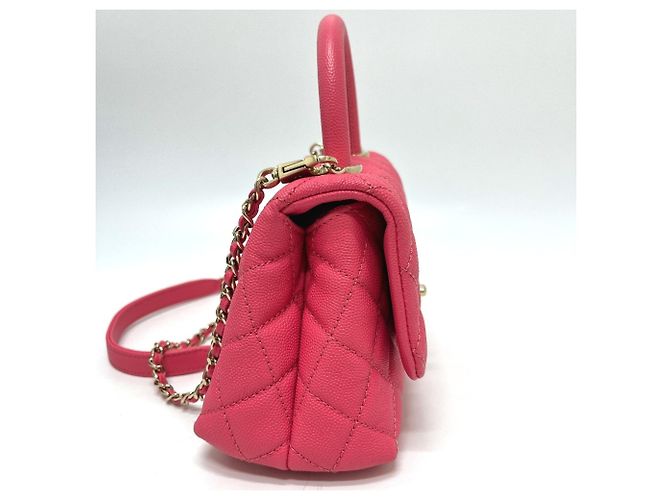 Chanel AS2215 Coco Handle XXS Borsa a Mano 2 in 1 Rosa - vista 9