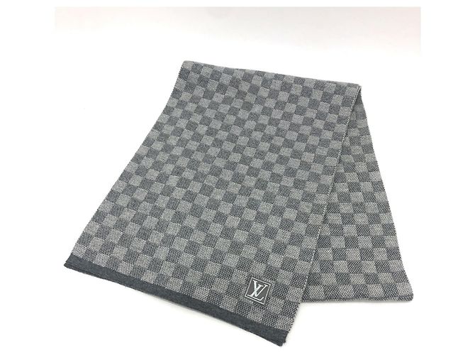 Grau Wollschal von Louis Vuitton Braun - Ansicht 2
