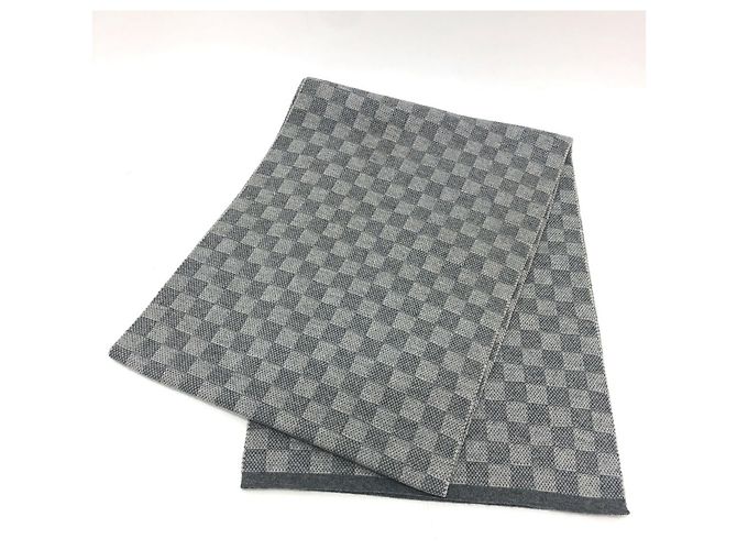 Grau Wollschal von Louis Vuitton Braun - Ansicht 3