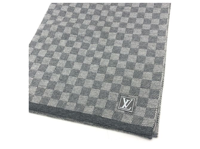 Grau Wollschal von Louis Vuitton Braun - Ansicht 4