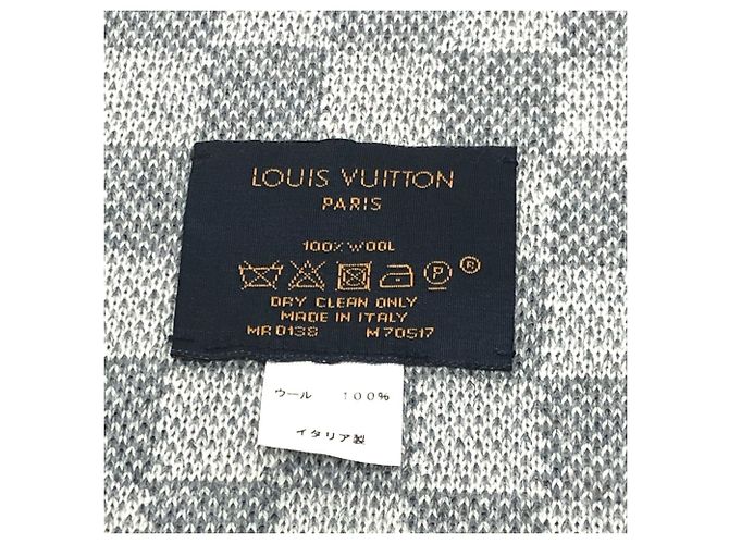 Grau Wollschal von Louis Vuitton Braun - Ansicht 6