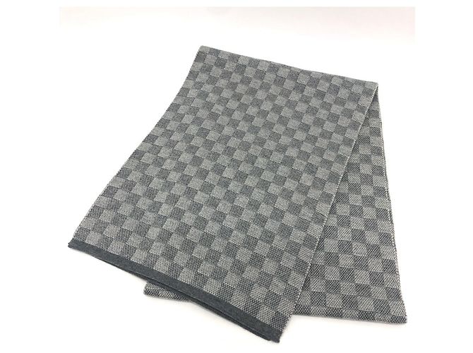 Grau Wollschal von Louis Vuitton Braun - Ansicht 7