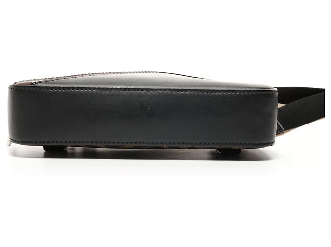 Borsa a Spalla Fendi Zucca Diagonal Camera Case Nero - vista 7