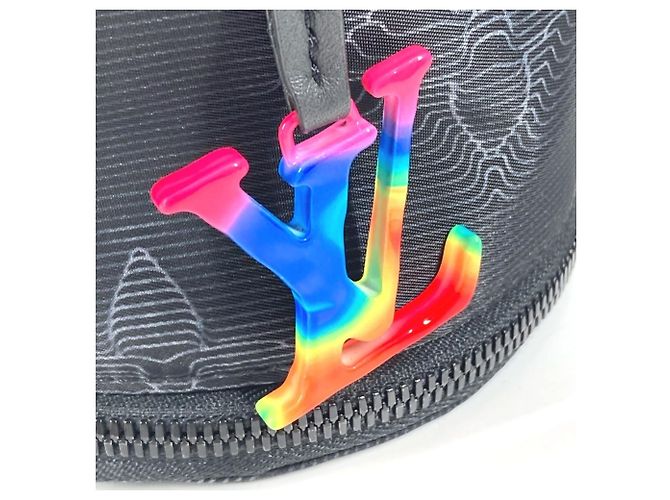 Borsa Polochon Espandibile Louis Vuitton Nero - vista 10