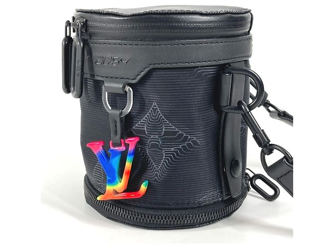 Borsa Polochon Espandibile Louis Vuitton Nero - vista 3